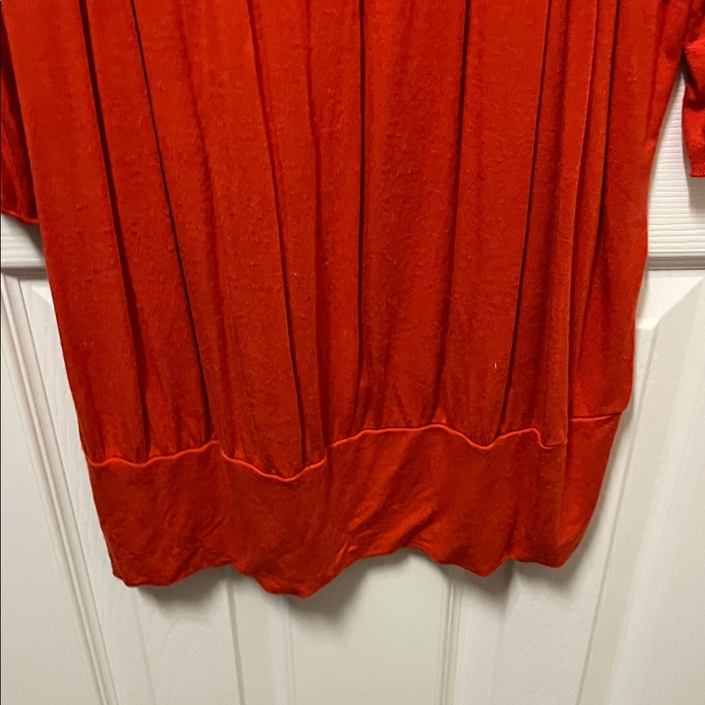 Simply Irresistible Orange Lace Top - Picture 4 of 7